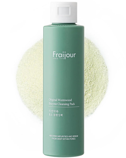 Fraijour Original Wormwood Enzyme Cleansing Pack 80g | Korean Skincare | Deep Pore Cleansing | Exfoliating | Sensitive Skin