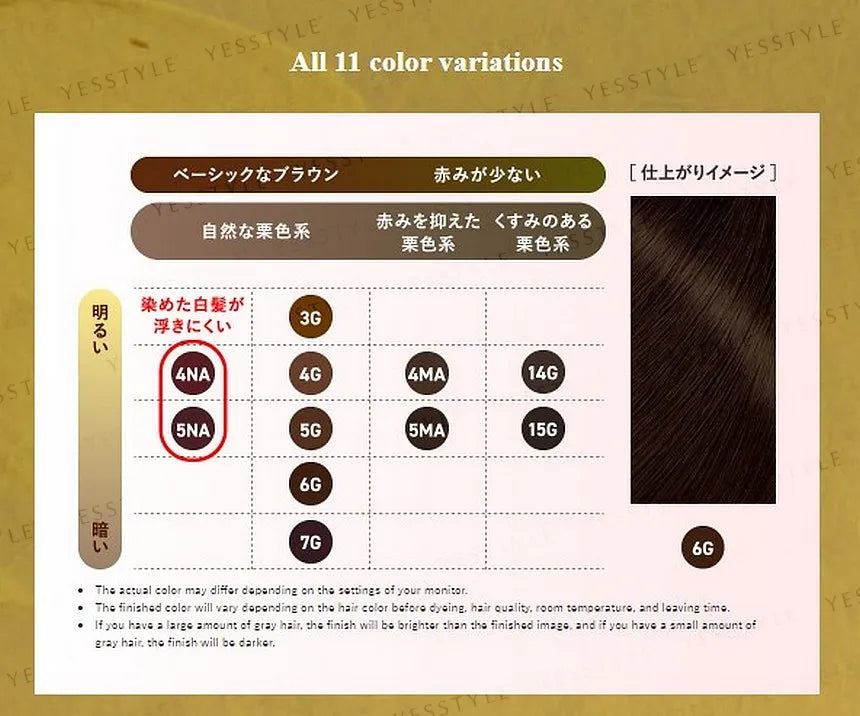hoyu Bigen Cream Tone Hair Color | Japanese Hair Dye | Gray Coverage | Ammonia-Free | Made in Japan