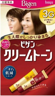 hoyu Bigen Cream Tone Hair Color | Japanese Hair Dye | Gray Coverage | Ammonia-Free | Made in Japan